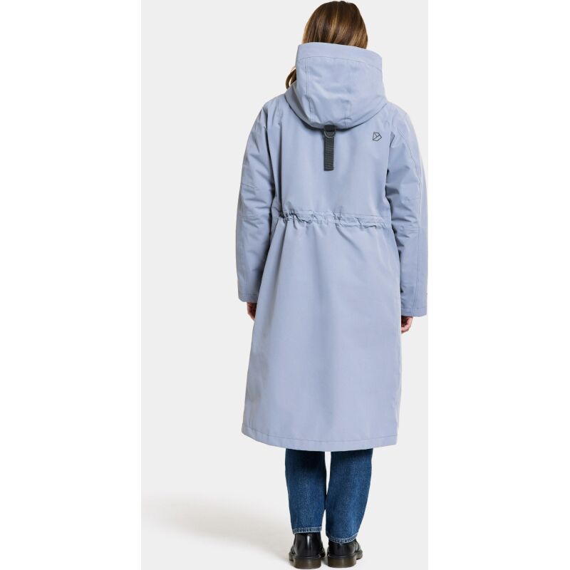 Didriksons Mia Long Women's Parka Glacial Blue