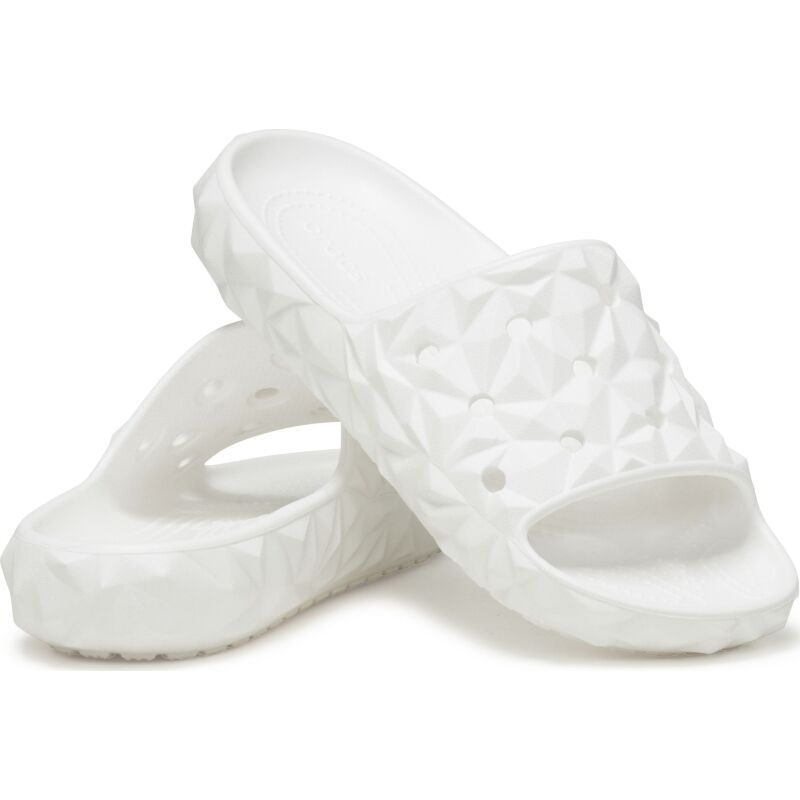Crocs™ Classic Geometric Slide v2 White
