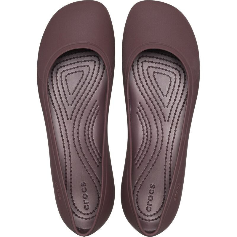 Crocs™ Brooklyn Flat Dark Cherry