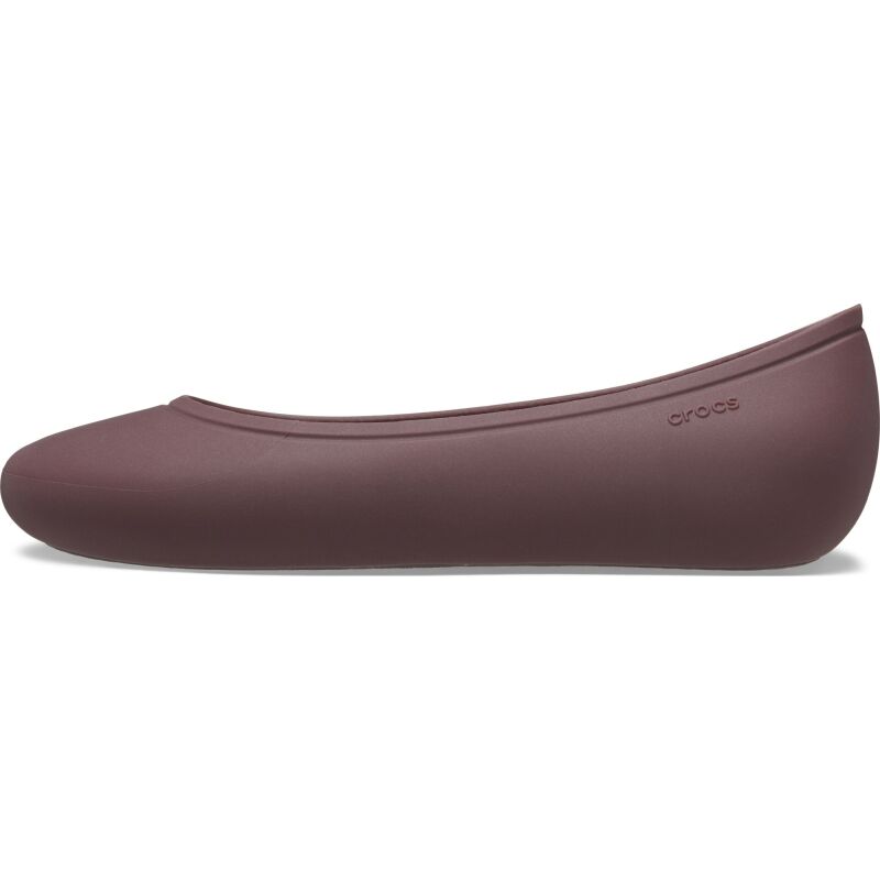 Crocs™ Brooklyn Flat Dark Cherry