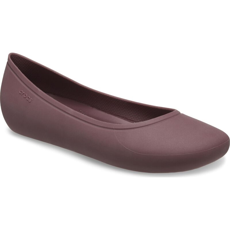 Crocs™ Brooklyn Flat Dark Cherry