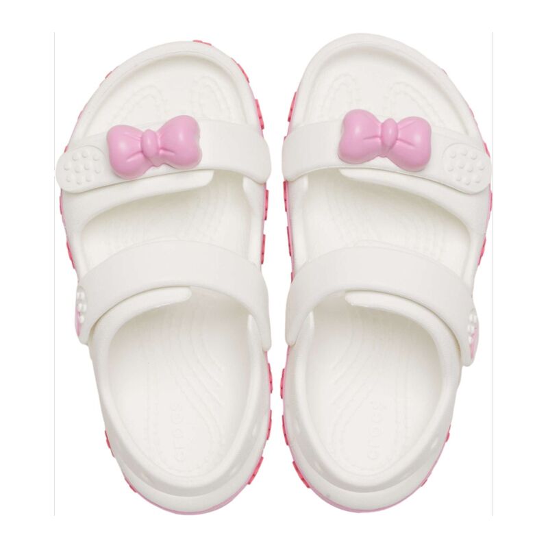 Crocs™ Crocband Cruiser Pet Sandal White/Pink Tweed