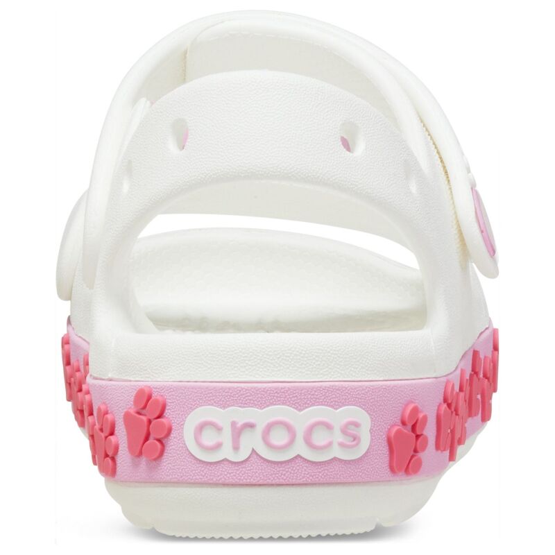 Crocs™ Crocband Cruiser Pet Sandal White/Pink Tweed