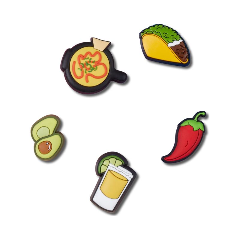 Crocs™ Jibbitz Mexican Food 5 Pack Multi