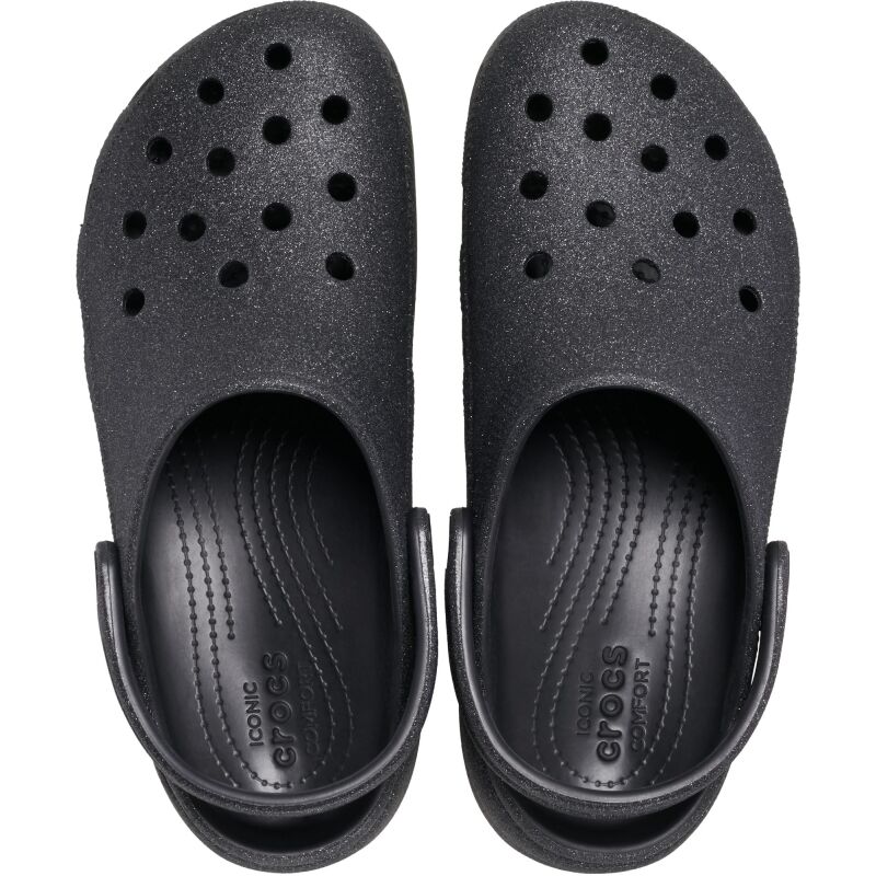 Crocs™ Classic Platform Glitter Clog W Black