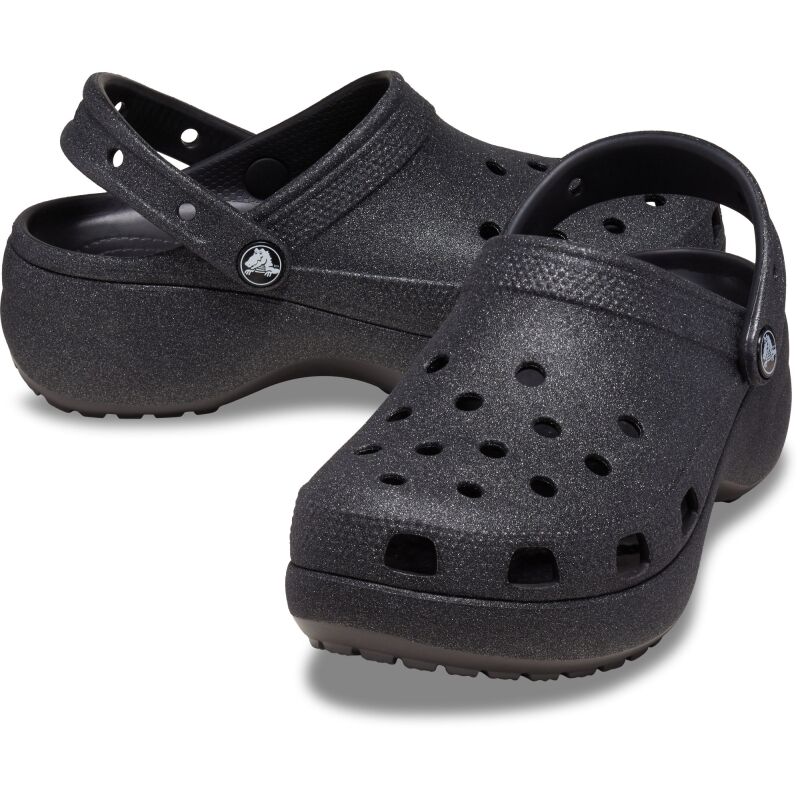 Crocs™ Classic Platform Glitter Clog W Black