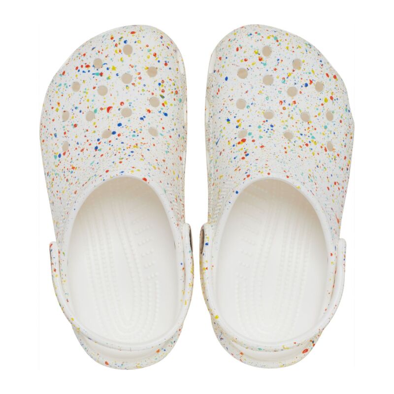 Crocs™ CLASSIC PAINT SPLATTER CLOG KID'S White/Multi
