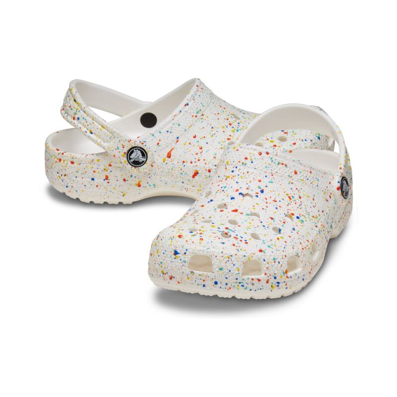 Crocs™ CLASSIC PAINT SPLATTER CLOG KID'S White/Multi