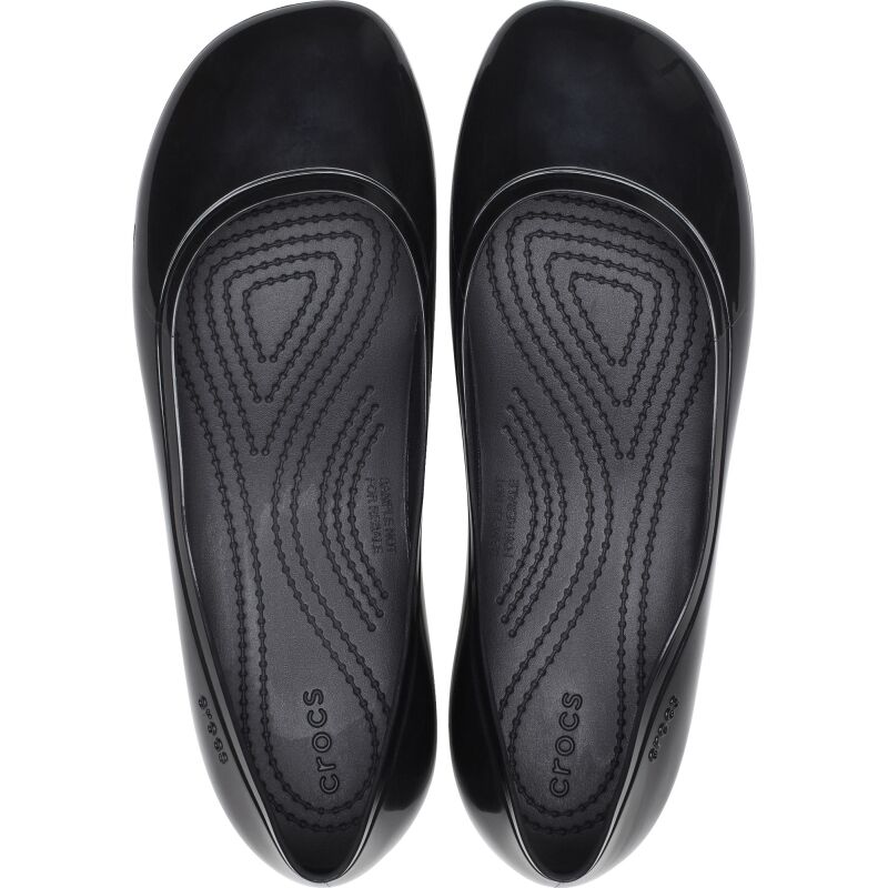 Crocs™ Brooklyn High Shine Flat Black