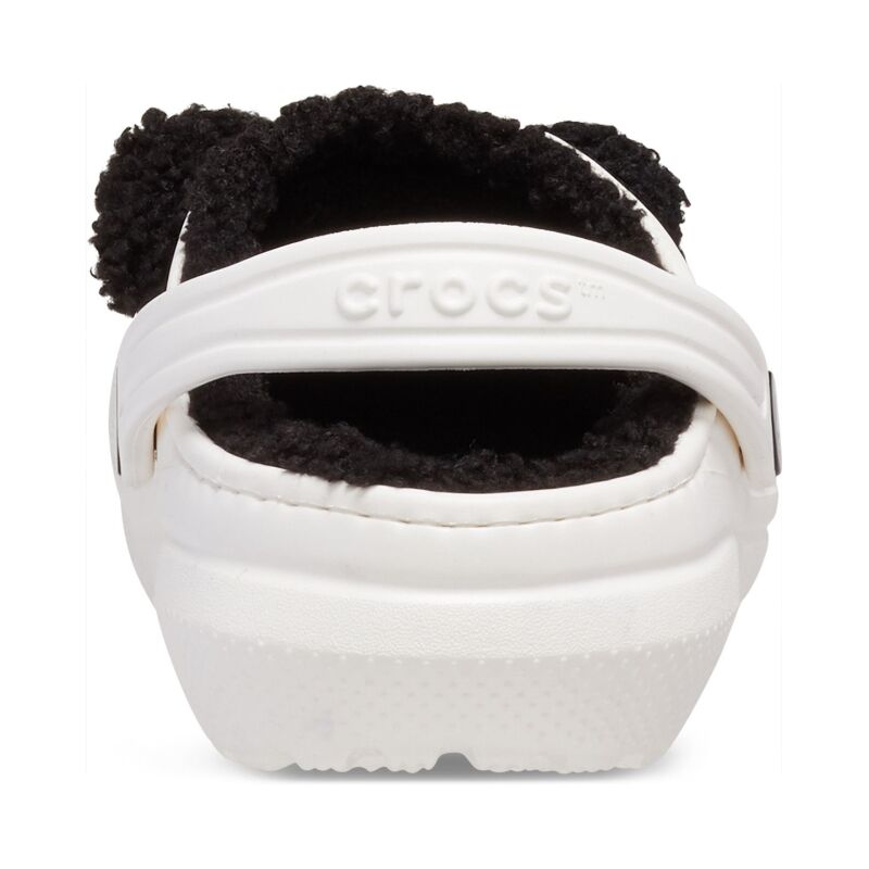 Crocs™ Classic Lined Iam Panda Bear Clog Toddler's Chalk/Black