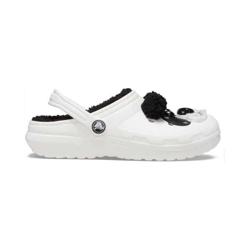 Crocs™ Classic Lined Iam Panda Bear Clog Toddler's Chalk/Black