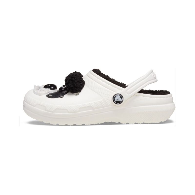 Crocs™ Classic Lined Iam Panda Bear Clog Toddler's Chalk/Black