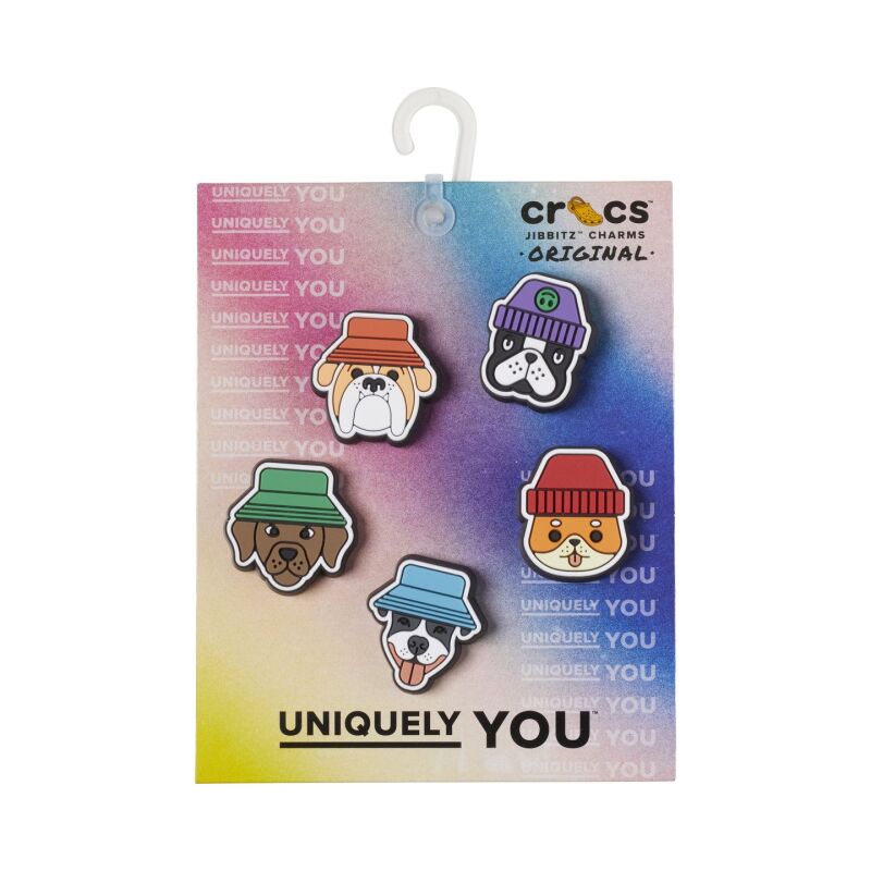 Crocs™ Jibbitz Dogs In Hats 5 Pack