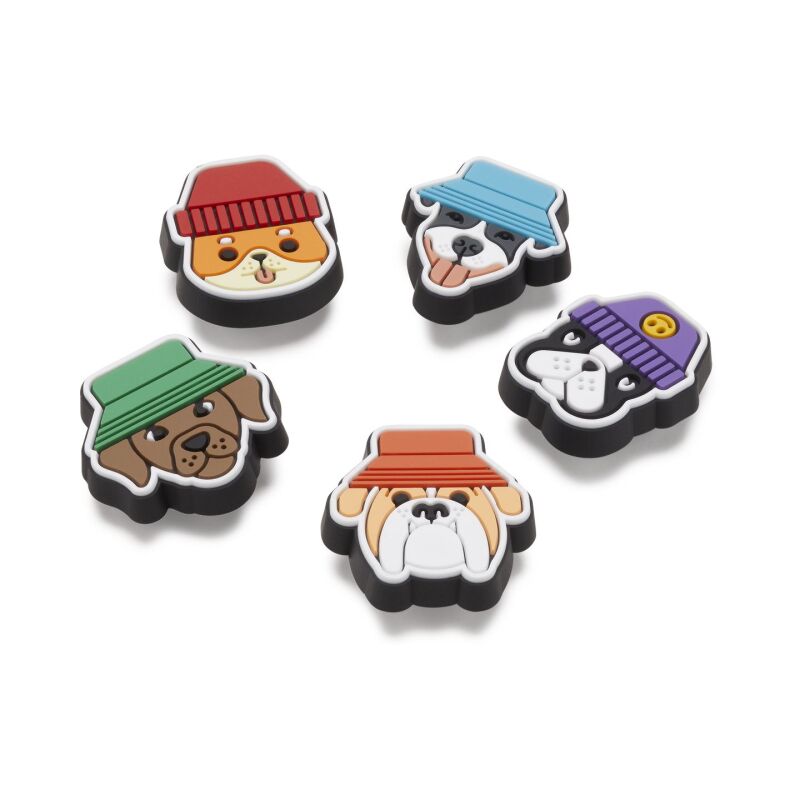 Crocs™ Jibbitz Dogs In Hats 5 Pack