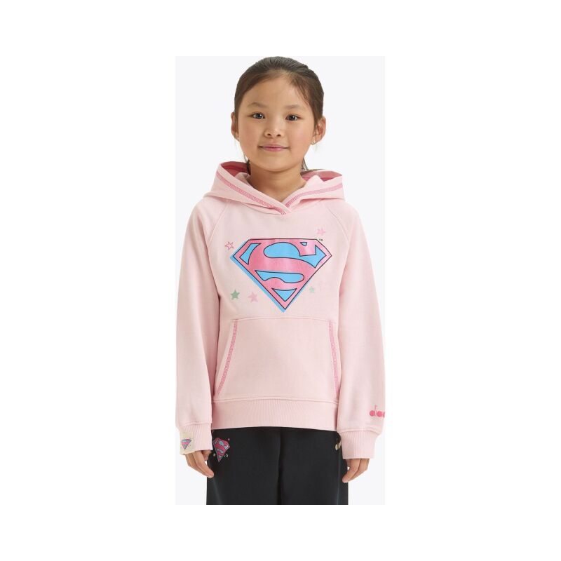 DIADORA JU.HOODIE SUPERHEROES Wild Rose (50207)