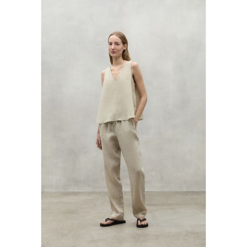 Indoalf Pants Woman White sand