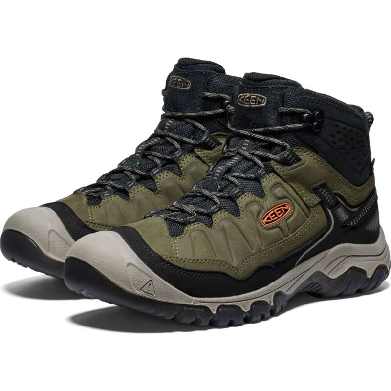 Keen TARGHEE IV MID WP 1028987 DARK OLIVE/GOLD FLAME