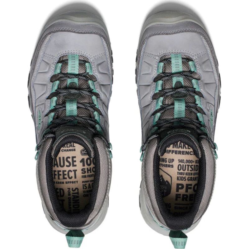 Keen TARGHEE IV MID WP Women's ALLOY/GRANITE GREEN