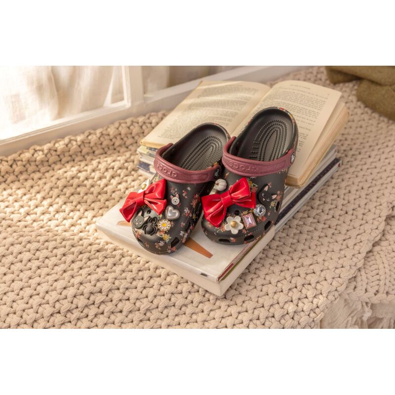 Crocs™ Classic Ditsy Floral Clog Kid's Black/Multi