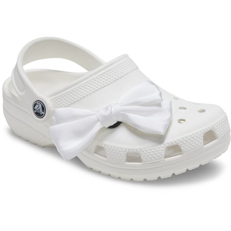 Crocs™ Jibbitz Oversized Regal White Bow 196265645077