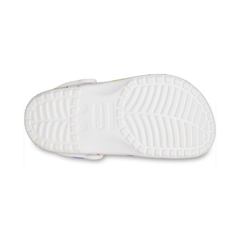 Crocs™ CLASSIC DOODLE PRINT CLOG KID'S White/Multi