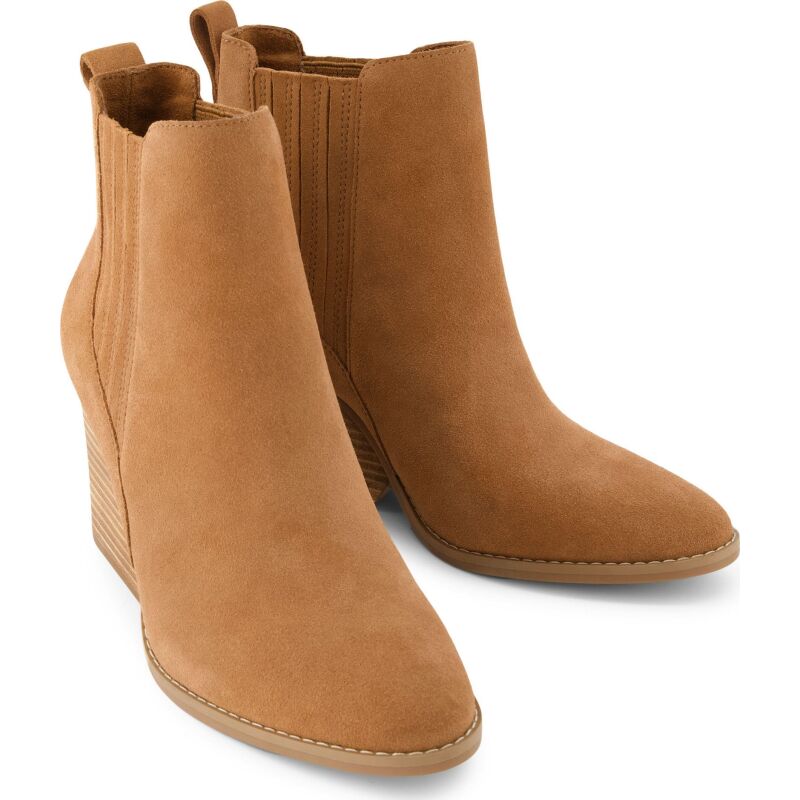 TOMS SUEDE WOMEN'S NOA BOOT 10021337 Brown