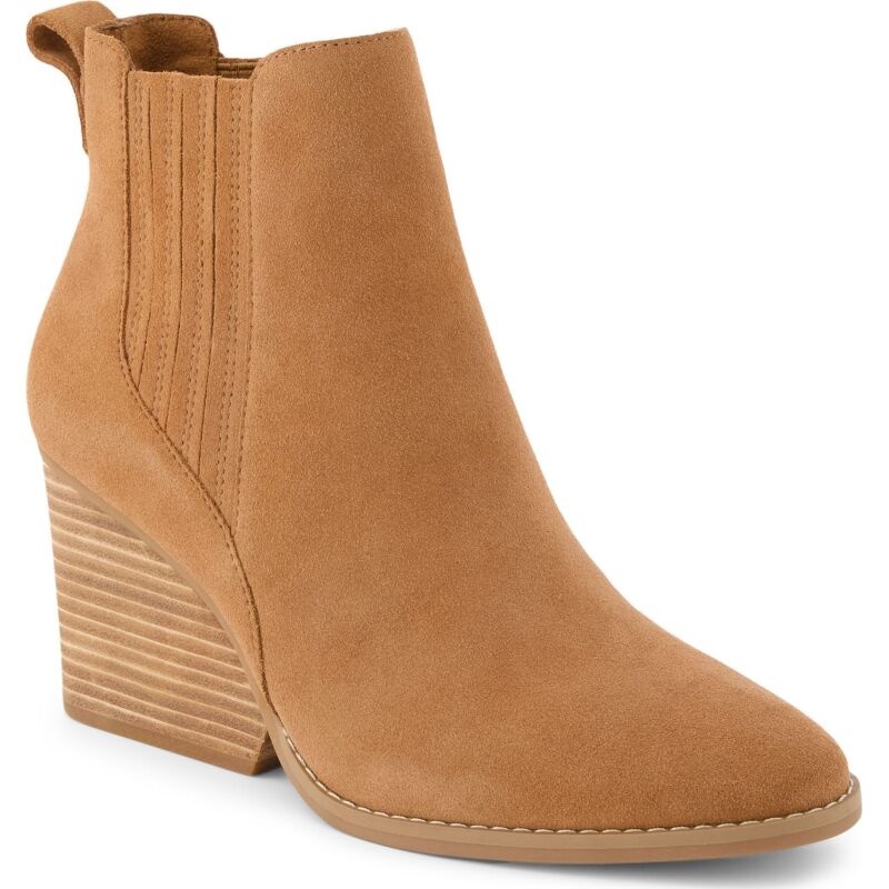 TOMS SUEDE WOMEN'S NOA BOOT 10021337 Brown