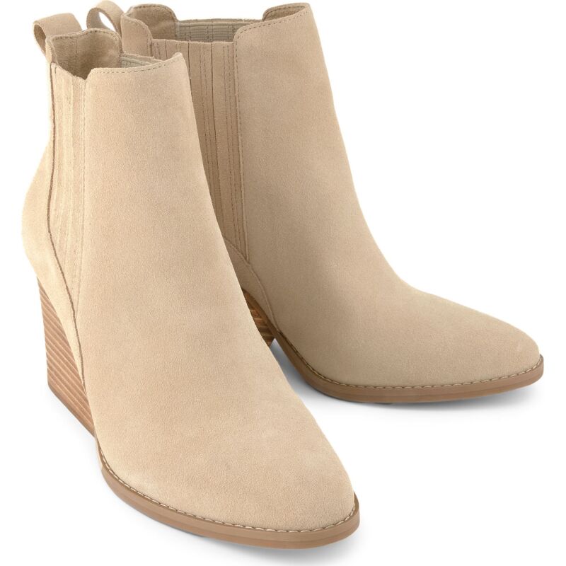 TOMS SUEDE WOMEN'S NOA BOOT 10021314 Natural