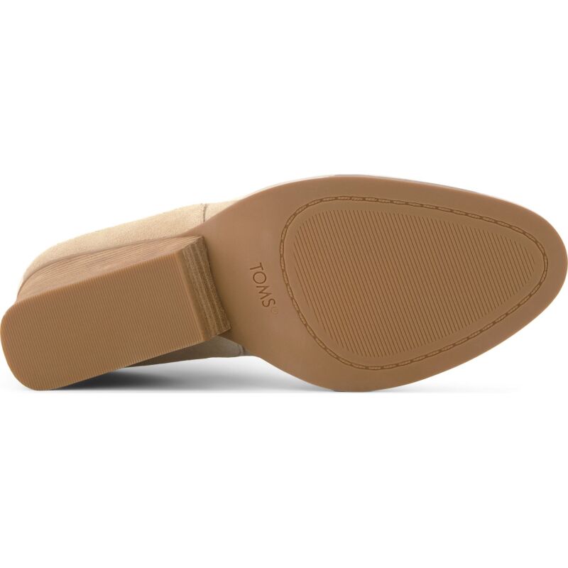TOMS SUEDE WOMEN'S NOA BOOT 10021314 Natural