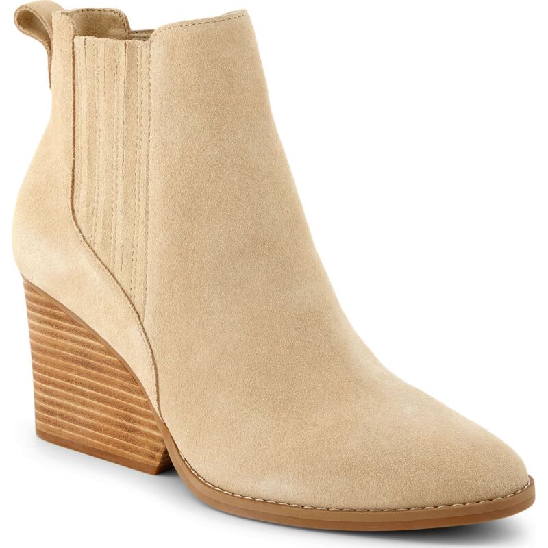 TOMS SUEDE WOMEN'S NOA BOOT 10021314 Natural