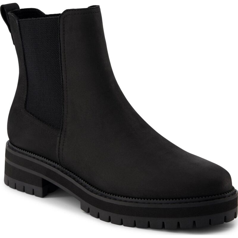 TOMS LEATHER WOMEN'S BENNET BOOT Black