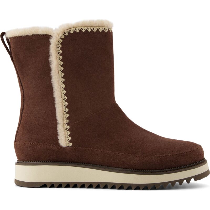 TOMS SUEDE WOMEN'S BERGEN BOOT 10021409 Dark Brown