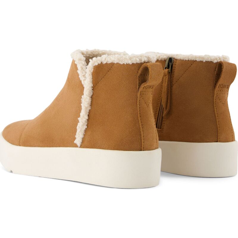 TOMS SUEDE/FAUX WOMEN'S VERONA MID SNEAKER Brown