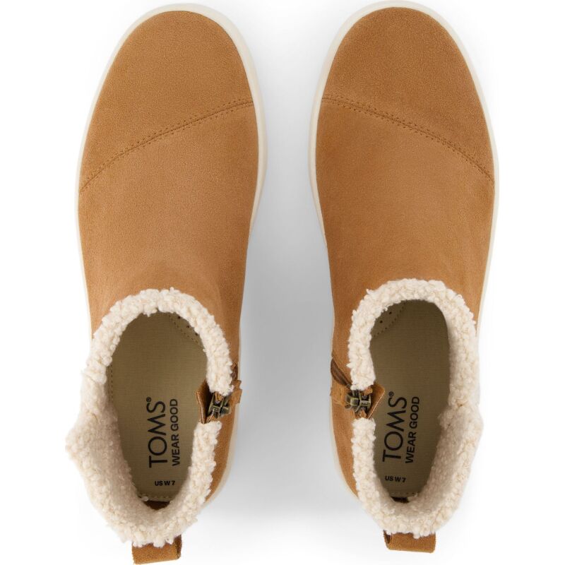 TOMS SUEDE/FAUX WOMEN'S VERONA MID SNEAKER Brown