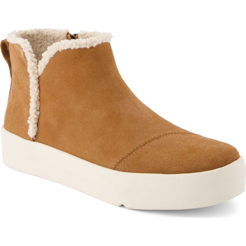 TOMS SUEDE/FAUX WOMEN'S VERONA MID SNEAKER Brown