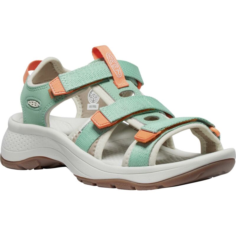 Keen ASTORIA WEST OPEN TOE GRANITE GREEN/TANGERINE