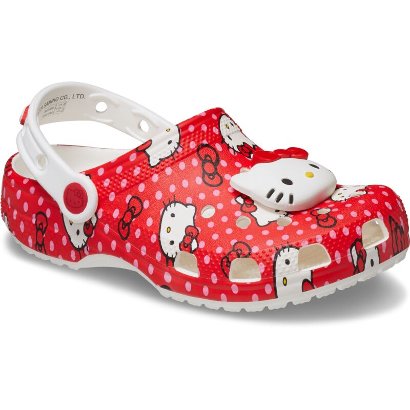 Crocs™ Hello Kitty Red Classic Clog Toddler's Multi