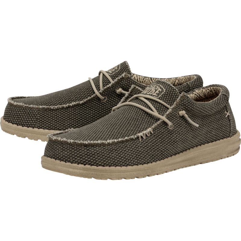 HEYDUDE Wally Braided Men Army