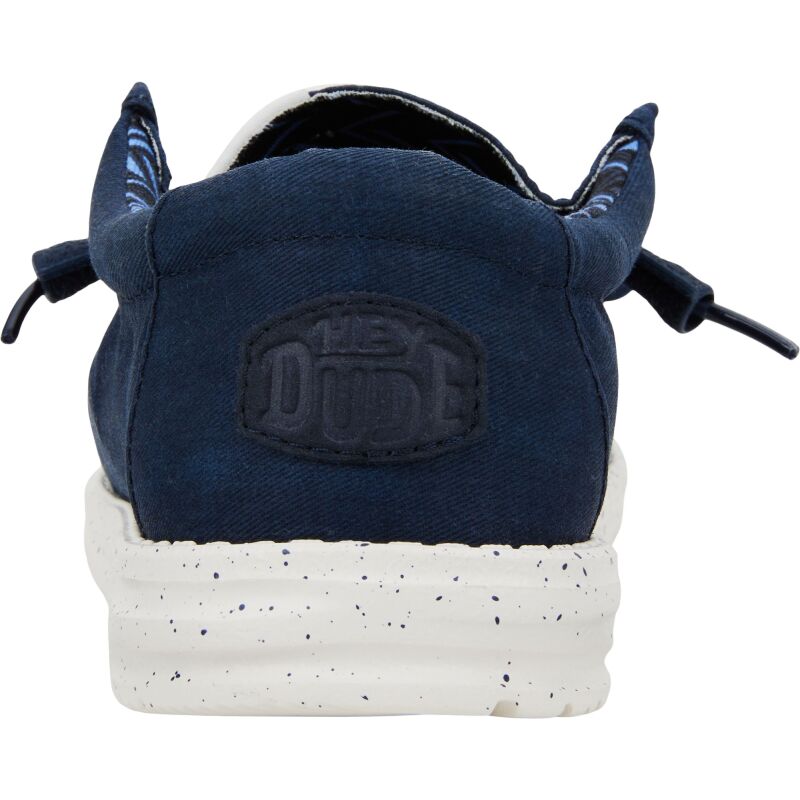 HEYDUDE Wally Stretch Canvas Men 40700 Navy