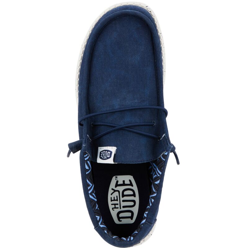 HEYDUDE Wally Stretch Canvas Men 40700 Navy