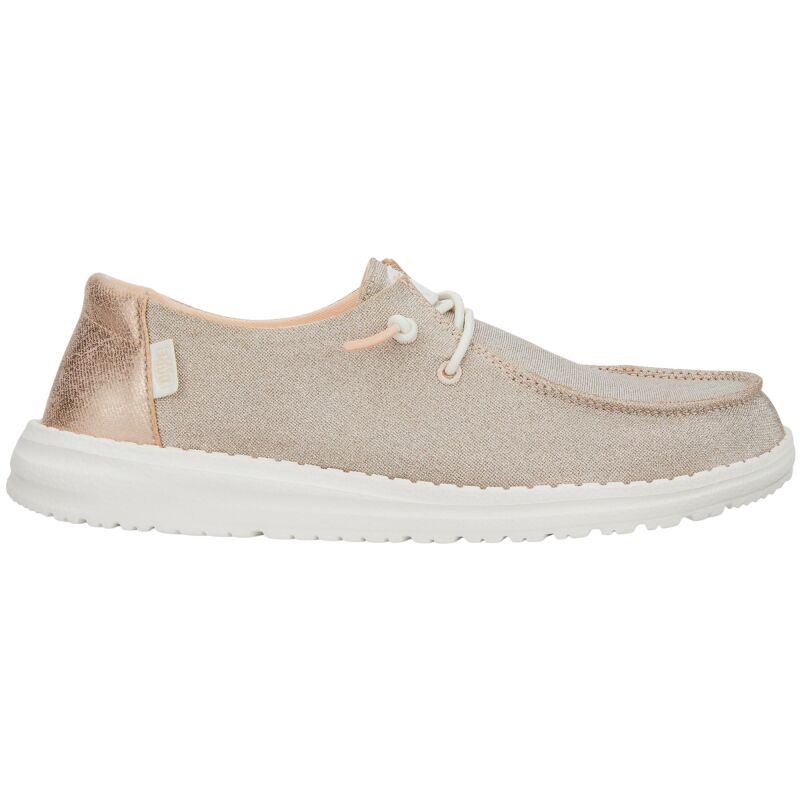 HEYDUDE Wendy Metallic Sparkle Women 41082 Rose Gold