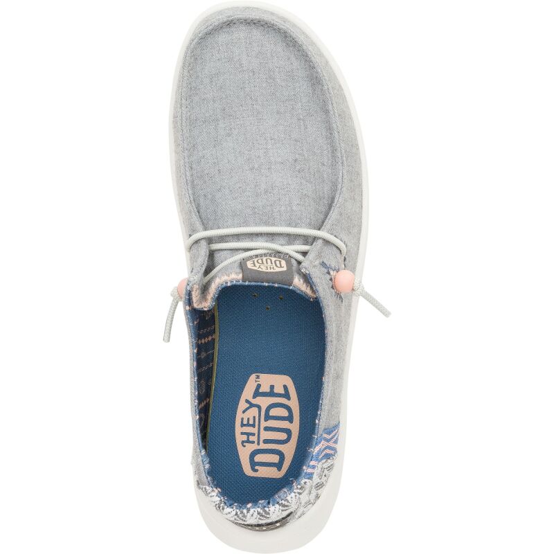 HEYDUDE Wendy Peak Chambray Woven  41946 Grey