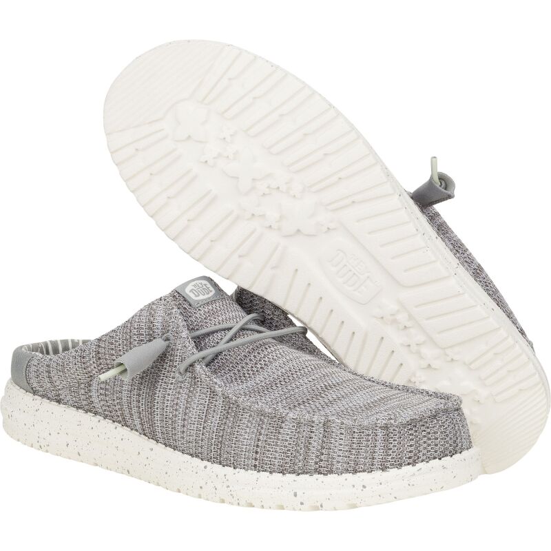 HEYDUDE Wally Slip Stretch Sox Men 43103 Granite Grey