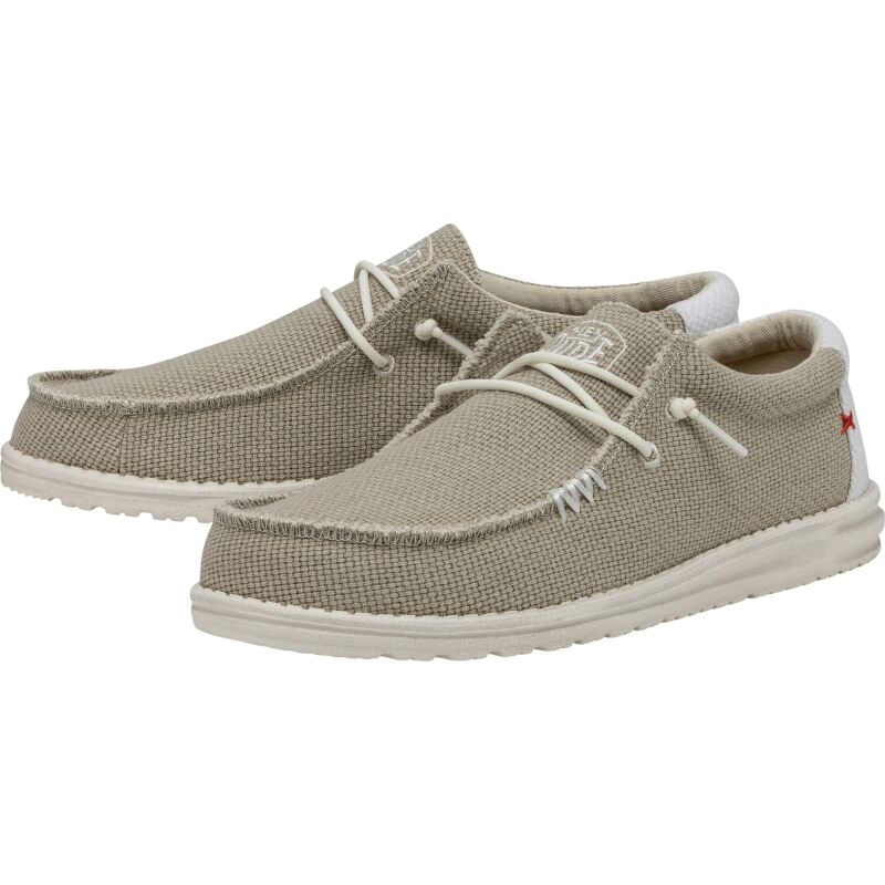 HEYDUDE Wally Braided Men Off White