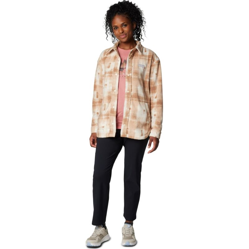 Columbia BENTON SPRINGS SHIRT JACKET II Camel Brown Omblur