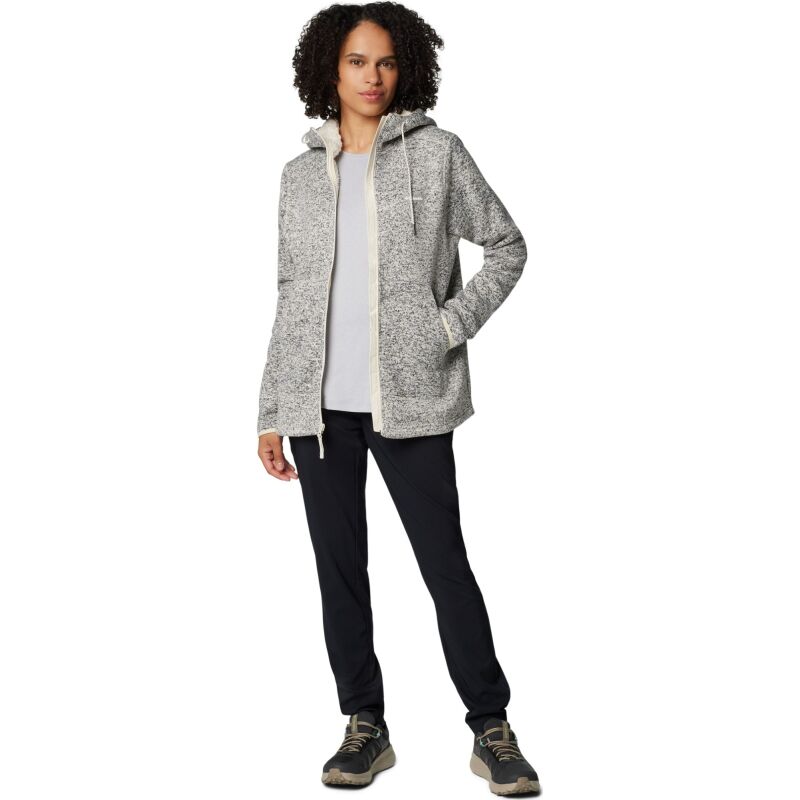 Columbia SWEATER WEATHER SHERPA FULL ZIP II Chalk Heather