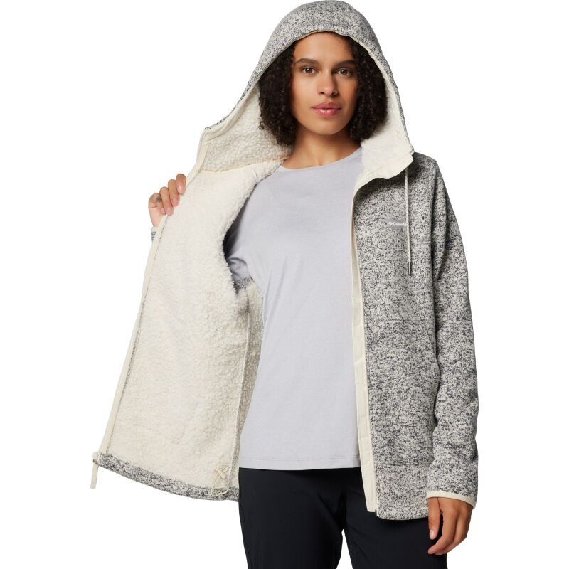 Columbia SWEATER WEATHER SHERPA FULL ZIP II Chalk Heather