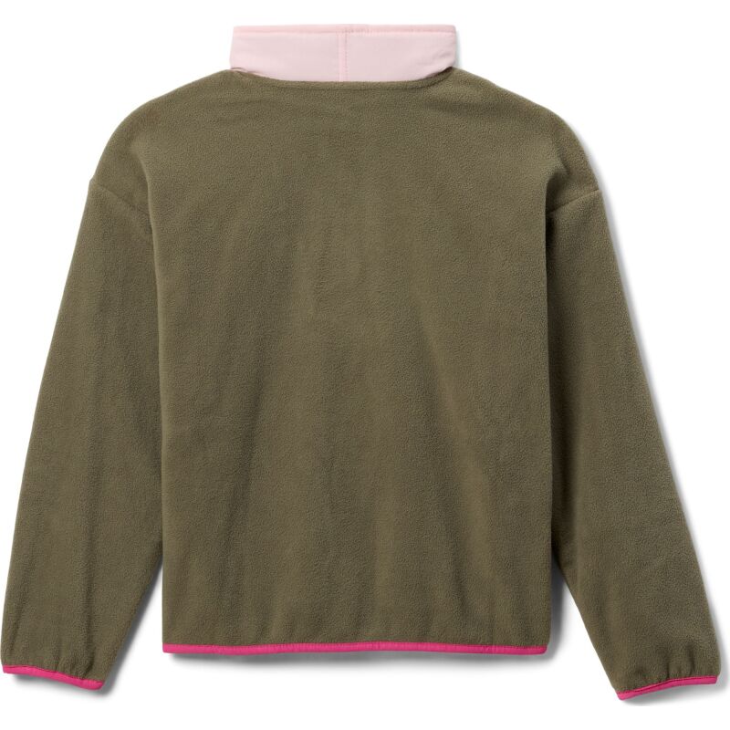 Kids' Columbia SEQUOIA GROVE FULL ZIP FLEECE Stone Green/ Satin Pink