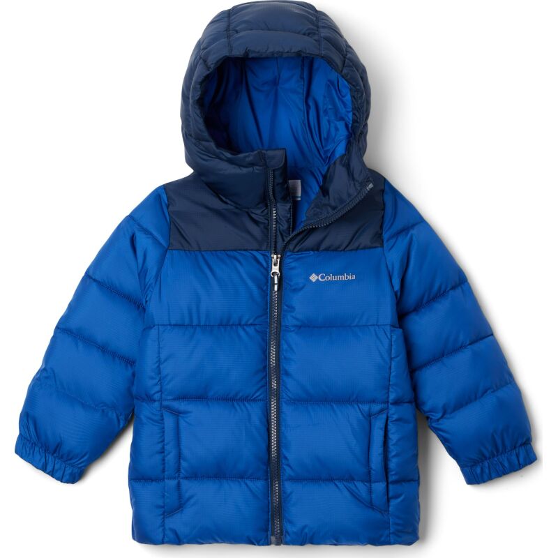 Columbia Puffect Hooded Jacket Kid's Mountain Blue/ Collegiate Navy