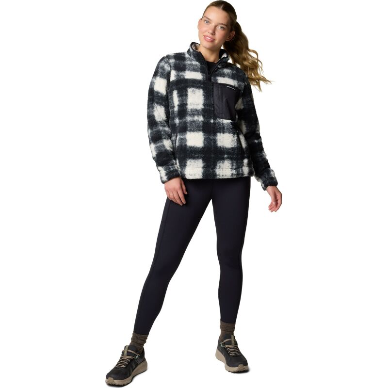 Columbia WEST BEND 1/4 ZIP II Women's Chalk Omblur Tonal